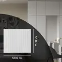 Дверь для шкафа Лион Висла 59.6x50.8x1.6 см МДФ цвет белый