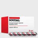 Герметик полиуретановый Soudal Soudaflex 40 FC для бетона серый 600 мл 3 шт