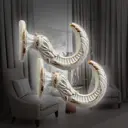 Держатель штор Evoli 68572 цвет белое золото