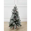 Ель новогодняя искусственная Binoshe Ryabina заснеженная 90 см