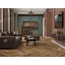 Ламинат Alpine Floor Chevron Art Дуб Эльбрус 34 класс толщина 12 мм с фаской 1.232 м², цена за упаковку