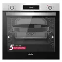 Электрический встраиваемый духовой шкаф Simfer B6EM69070 60х59.5х56.5 см цвет серый