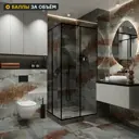 Глазурованный керамогранит Керамин Этна 1 60x60 см 1.44 м² матовая цвет серый
