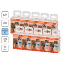 Набор ламп Osram Filament 4058075688292 E27 220-240 В 4 Вт шар малый 470 Лм холодный белый свет 10 шт