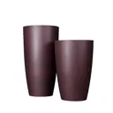 Вазон Композит флок d 30.4 см h 58 см 29.5 л бетон красный