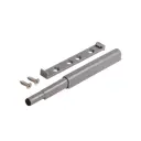 Толкатель мебельный 85x14 мм пластик цвет серый