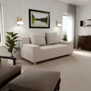 Раскладной диван Yorcom Инди 1 190x80x100 см велюр цвет белый