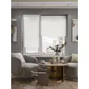 Рулонная штора Evoli Дуэт 62x170 см цвет молочно-белый