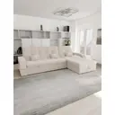 Раскладной диван Yorcom Майами-2 1 268x97x175 см велюр цвет белый