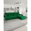 Раскладной диван Yorcom Майами-2 33 268x97x175 см велюр цвет зелёный