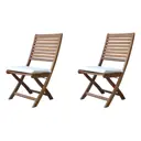 Стул садовый складной Joygarden 52203 KARO 47 см x 62 см x 94 см акация коричневый 2 шт