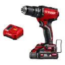 Дрель-шуруповерт аккумуляторная ударная бесщеточная Зубр ДБУ-65-21, 20 В Li-Ion 1x2 Ач