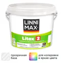 Краска для стен и потолков Linnimax Litex 2 моющаяся матовая прозрачная база 3 2.35 л