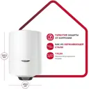 Накопительный водонагреватель электрический 50 л Ariston PRO1 ECO INOX ABS PW 50 V 2.5 кВт сталь сухой ТЭН
