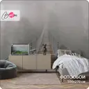 Фотообои Флизелиновые с виниловым покрытием N00905 3Д "Мост в туманном лесу" 500x270 см