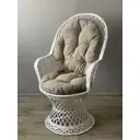 Кресло садовое Ajurio КФ_01-5 Flandria 51 см x 61 см x 110 см текстиль белый