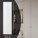 Дверь для шкафа Лион Байонна 59.6x225.8x1.9 см МДФ цвет белый