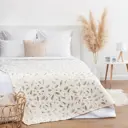 Плед Этель 7155698, 180x200 см, флис, цвет золотистый