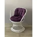 Кресло садовое Ajurio Л84_01-6 Queen 76 см x 76 см x 85 см текстиль белый