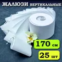 Ламели для вертикальных жалюзи Бинар Лайн 25 шт 170 см цвет белый