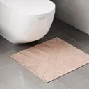 Коврик для туалета Swensa Noor 50x50 см цвет бежевый