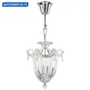 Люстра подвесная хрустальная Lightstar Schon 790034 3 лампы 9 м² цвет серебряный