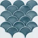 Декоративная мозаика Nsmosaic R-319 NS11PL0034 27.3x25.9см цвет Синий