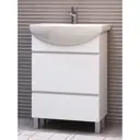 Тумба под раковину напольная Vigo tn.WIN.BAL.60.2Y белый 56см