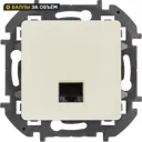Розетка компьютерная RJ45 категория 5e UTP - Lexman Lilian - слоновая кость