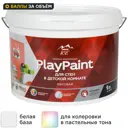 Краска для стен Parade DIY PlayPaint моющаяся матовая цвет белый база А 9 л