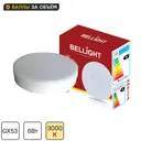 Лампа светодиодная Bellight GX53 220-240 В 6 Вт диск матовая 500 лм теплый белый свет