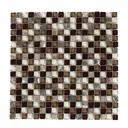 Мозаика стеклянная Керамоград Gs300b_15 30x30 см цвет бежевый