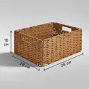 Корзина для хранения Spaceo 38x18x28 см бумага цвет коричневый