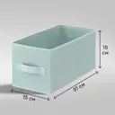 Короб Spaceo KUB Laguna 15x31x15 см 6.9 л полиэстер цвет сизый