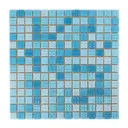 Мозаика стеклянная Керамоград Kg301p_01 30.5x30.5 см цвет синий