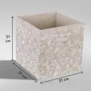 Короб-органайзер Растения L 31x31x31 см полиэстер разноцветный