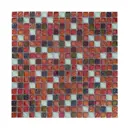 Мозаика стеклянная Керамоград Dgs016_15 30x30 см цвет белый