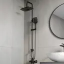 Душевая система VODA VST1000-10Black цвет черный матовый