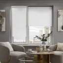 Рулонная штора Evoli Дуэт 37x170 см цвет белый