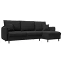 Диван раскладной Лига диванов 129637_спб 248x98x163 см замша цвет joly 08 коричневый