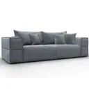 Диван прямой Лига-058 НПБ Лига Диванов 129382_спб 270x114x80 велюр цвет tower 10 серый