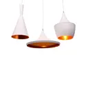 Светильник подвесной LUMINA DECO Foggi LDP 7712-3 PR WT 3 лампы 9 м² цвет белый