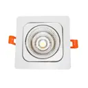 Светильник точечный светодиодный встраиваемый LUMINA DECO LDC 8065-10W WT Fostis нейтральный белый свет цвет белый