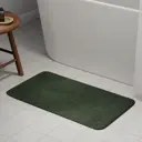 Коврик для ванной Swensa Slot 50x80 см цвет зеленый