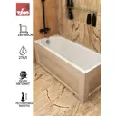 Прямоугольная ванна TIMO MIKA1880-KT18-SPV1505-FP18S акрил 180x80см