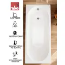 Прямоугольная ванна TIMO ROHA1270-KT12-SPV1505 акрил 120x70см