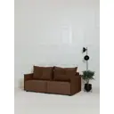 Диван раскладной Cityhd Гонконг Слим 200x90x80 см велюр цвет коричневый