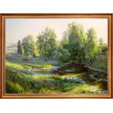 Картина на холсте Русская коллекция Утро БС-x7, 68x88 см