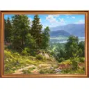 Картина на холсте Русская коллекция Предгорье БС-x8, 68x88 см