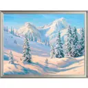 Картина на холсте Русская коллекция Горы БС-x40, 68x88 см